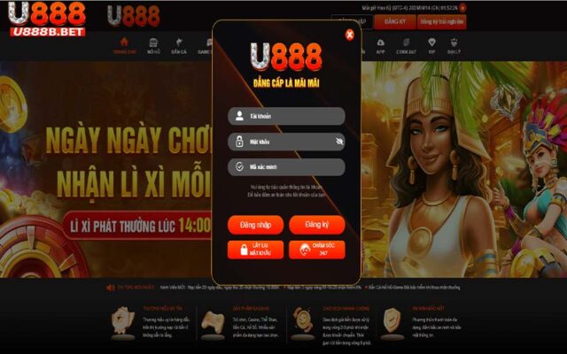 Đăng nhập U888 dễ dàng trong giây lát